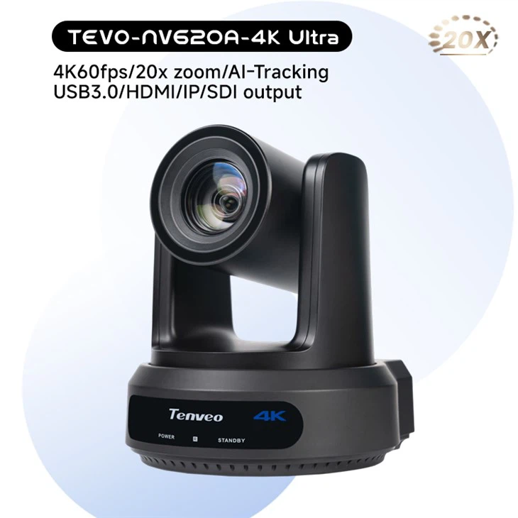 Telecamera per videoconferenze con zoom ottico 20x TEVO-NV620A-4K